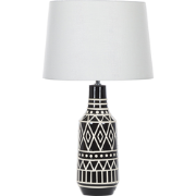 SHEBELLE  - Tafellamp - Gebroken wit - Keramiek