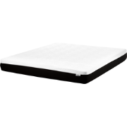 COZY - Schuimmatras stevig - Zwart/Wit - 180 x 200 cm - Latex