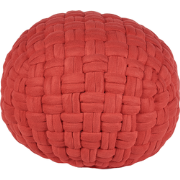 HOPA  - Poef - Rood - 45 cm - Fluweel