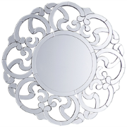 MORNAIX - Wandspiegel - Zilver  - MDF