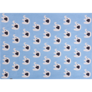 HILKOT - Kinderdeken - Blauw - 130 x 170 cm - Katoen