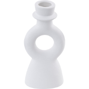 SPARTA - Kandelaar - Gebroken wit - Keramiek