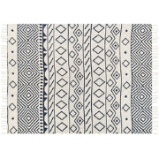 NAJUY - Plaid - Marineblauw - 150 x 200 cm - Katoen