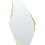 ARGUEL - Wandspiegel - Goud - 68 x 120 cm - Glas