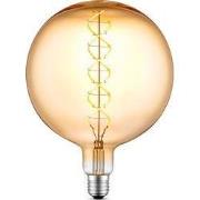 Edison Vintage LED filament lichtbron Globe - Amber - G180 Spiraal - R...
