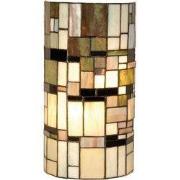 Lumilamp Wandlamp Tiffany Beige Bruin Kunststof