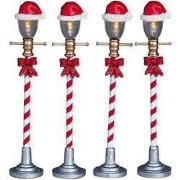 Santa hat street lamp