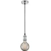 Home sweet home hanglamp Vintage Spiral g125 - Mat staal - smoke