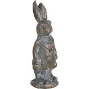 Clayre & Eef Beeld Konijn Bruin Kunststof