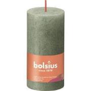 3 stuks - Stompkaars Fresh Olive 100/50 rustiek