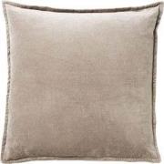 Dutch Decor CAITH - Kussenhoes 50x50 cm - 100% katoen velvet - Driftwo...