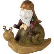 Clayre & Eef Beeld Bruin Kunststof