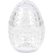 Clayre & Eef Glazen potje Ei Glas