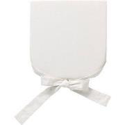 Dutch Decor JAVA - stoelkussen 40x40 cm - 100% katoen - met lint - Sno...