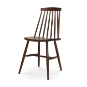 Filou houten spijlenstoel walnoot