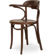 Thijs houten eetkamerstoel walnoot met armleuningen