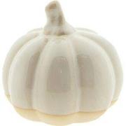 Clayre & Eef Decoratie Pompoen Beige Bruin Porselein
