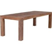Mexico tafel 240x100xH76 natural teak/ poten 12x12