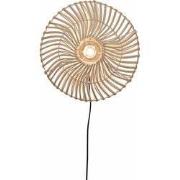 Wandlamp Zanzibar - Rotan Wit - Ø40cm
