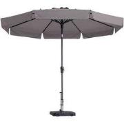 Stokparasol Flores luxe 300 cm Polyester taupe zonwering