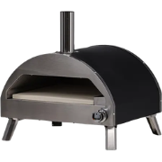 Luciano pizzaoven voor buiten zwart