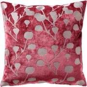 SUZE - sierkussen 45x45 cm - bladmotief - Hawthorn Rose - roze
