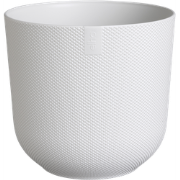 Jazz rond 16 zijdewit bloempot