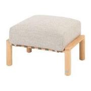 Lucas voetenbank teak incl. kussen 4SO