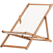 Bern inklapbare houten tuinstoel wit