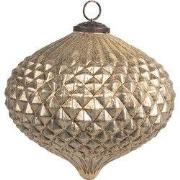 Clayre & Eef Kerstbal Goudkleurig Glas