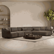 XL Hoekbank Mentis Bruin