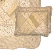 Clayre & Eef Bedsprei Groen Beige Polyester