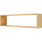 Koen bamboe wandplank naturel - 70 x 15 cm