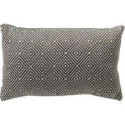 VERANO - sierkussen 30x50 cm - waterafstotend - Charcoal Gray - antrac...