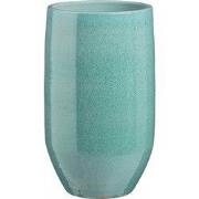 Mica Decorations Bloempot Matteo - 27x27x50 cm - Terracotta - Turquois...
