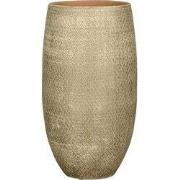 Mica Decorations Vaas Madeira - 39x39x70 cm - Terracotta - Creme