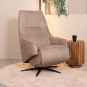 LABEL51 Fauteuil Odense - Taupe - Micro Suede - One Size