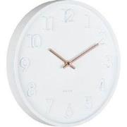 Karlsson - Wandklok Calma - Wit