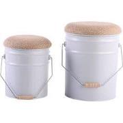 Leitmotiv - Kruk Set Buckets - Wit