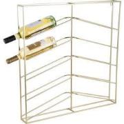 Present Time - Wijnrek Cuadro - Goud