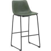 LABEL51 Barkruk Risto - Hunter - Stof, metaal & hout - Hoog