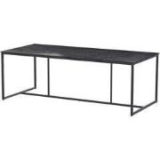 Quatro Tafelframe Antracite met Ceramic Marble tafelblad 220 x 95 cm