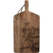 Clayre & Eef Decoratie Snijplank Bruin Hout Konijn