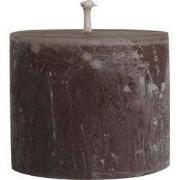 PTMD Kaars New Rustic Outdoor - 15x15x12 cm - Parrafin - Steen