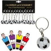 Decopatent 48 STUKS Voetbal Sleutelhangers - Metaal - Speelgoed Trakta...