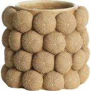 Light & Living - Vaas SEA URCHIN - Ø20.5x18cm - Bruin