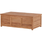 Dave teakhouten opbergkist naturel - 130 x 46 cm
