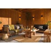 Riverside teak 3-zits bank incl. kussens Tuindeco