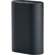 Singles kunststof messenblok zwart - 17 x 24 cm