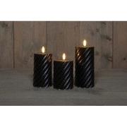 Buitenkaars swirl zwart s3